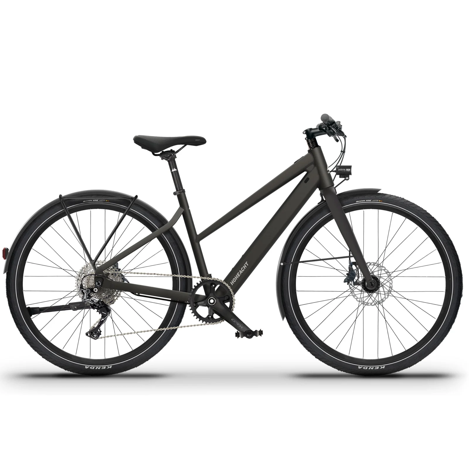 HoheAcht LUMO Tereno Trapez e-bike in de kleur zwart