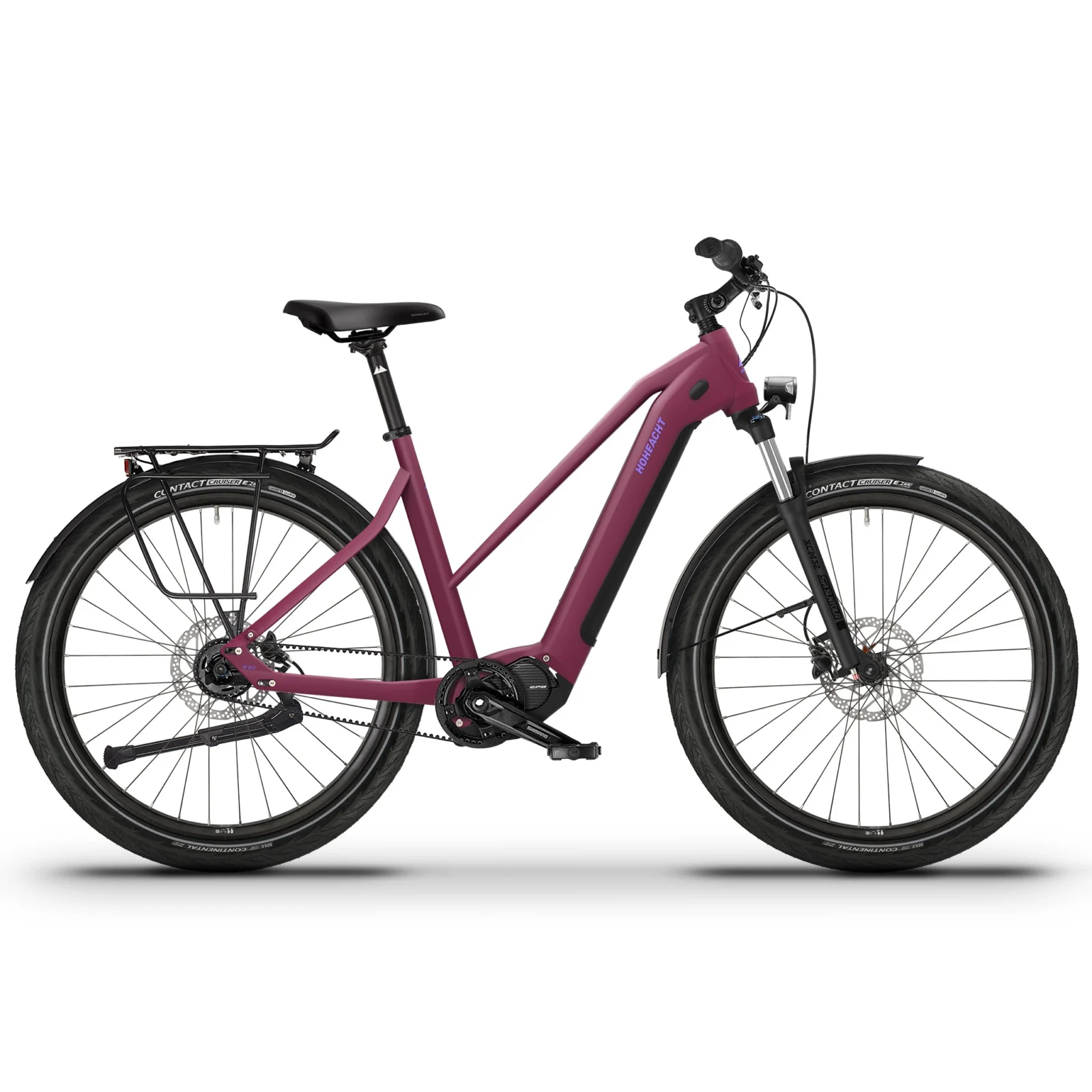 HoheAcht PASIA Urbo e-bike in de kleur wijnrood